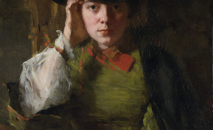 Thérèse Schwartze - Portret van Lizzie Ansingh